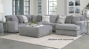 glacier sectional sofa gray home
