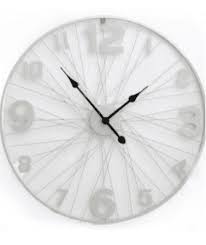 70cm Bike Wheel Wire Décor Clock
