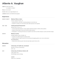 Learn how to create a curriculum vitae as a student for employment and admissions applications and use our cv examples for students and template to start writing your own. Medical Student Cv Example Template Guide