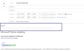 scheduling microsoft teams meetings