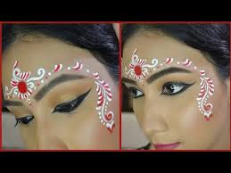 bengali bridal makeup chandan art