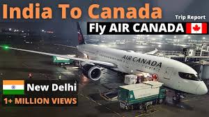 india to canada direct flight flying