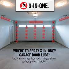 3 in one garage door lube 11 oz garage
