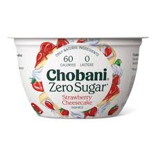 chobani with zero sugar sugar free