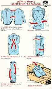 how to fold a dress shirt for ng