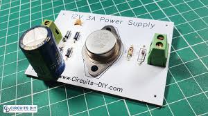 how to make 12 volt 3 ere power supply