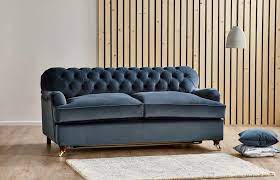 harris fabric chesterfield sofa bed tesc