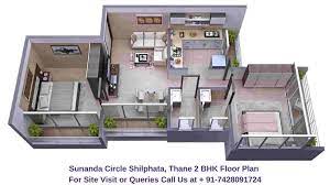 2 Bhk Floor Plan Floor Plans