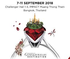 bangkok gems jewelry fair 2018 หร อ