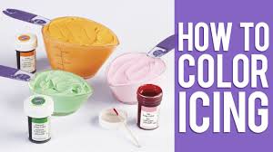 Learn How To Color Buttercream Icing