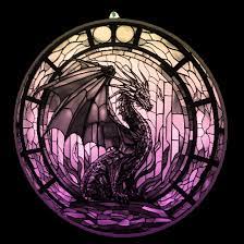 Stl File Stained Glass Dragon Window