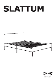 Slattum Upholstered Bed Frame Ikeapedia