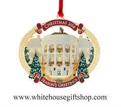 Laessig, a designer for american greetings, paint the official christmas tree in the blue room for their card that year. White House Christmas Ornament 2014 24kt Gold Finish 26 In Collection Truman S Balcony Honors President H S Truman Quote On Reverse