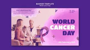 free psd world cancer day banner