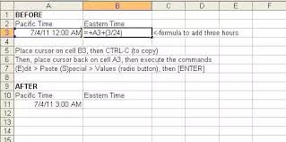 In Excel How Do I Convert Data Into A Different Timezone