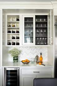 Cabinet With Wine Glass Rack Design Ideas