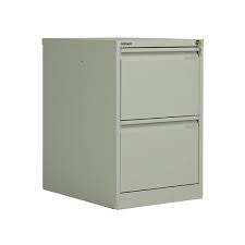 bisley 2 drawer filing cabinet lockable