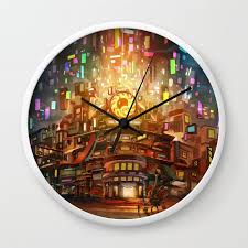 Big Bun Wall Clock By Au Yeung Chun