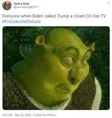 Find the newest debate meme meme. The Best Memes From The 2020 Us Presidential Debate Man Of Many