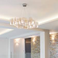 Pendant Lamp Contemporary Polished Stainless Steel Led