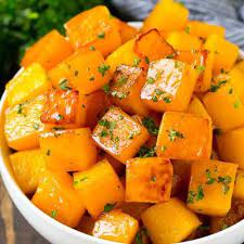 roasted ernut squash with brown