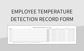 employee rature detection record