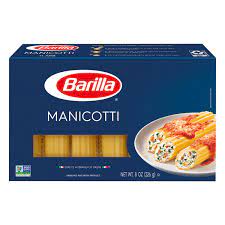 save on barilla manicotti pasta order
