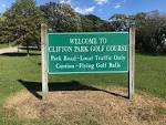 Welcome to Clifton Park Golf Course" sign, Saint Lo Drive… | Flickr