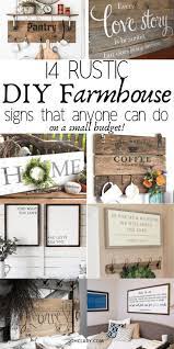 farmhouse signs diy