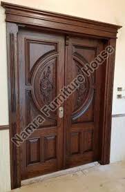 whole teak wood double door