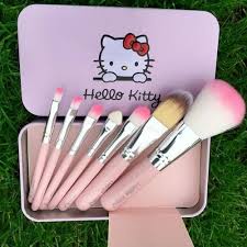 plastic o kitty makeup brush for