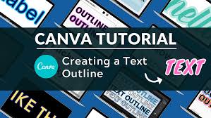 The thing with frames on canva is that you cannot insert an image with a transparent background or cut out type pictures. How To Outline Text In Canva Text Outline Effect Blogging Guide