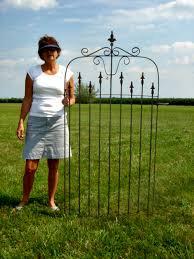 Ornate Iron Gate For Old Style 5 Fencing