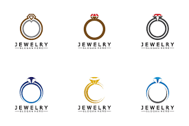 jewelry business logo design concept