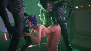 Porn with alien