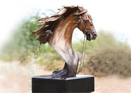 Handmade Forging Bronze Ferghana Horse