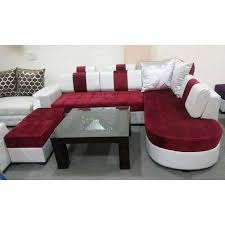 red and white sofa at rs 85000 set