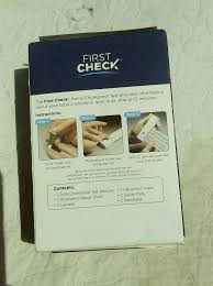 First Check Cholesterol Home Test 2 Single Use Exp March 1 2013