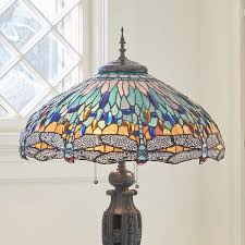 Dragonfly Stained Glass Table Lamp