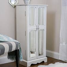 chelsea jewelry armoire with mirrored