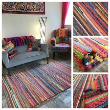 rag rug rainbow rugs multi colour