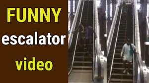 funny escalator fails in india