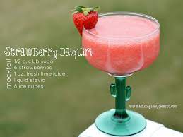 strawberry daiquiri mocktail healthy