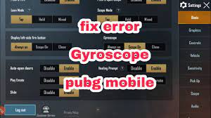 Sửa lỗi cảm biến con quay pubg mobile-fix gyroscope pubg error - YouTube