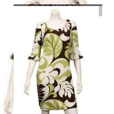 Hilo Hattie Maunakea Green Short Dress Size Xl