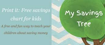 Printable Free Savings Chart For Kids Parent24