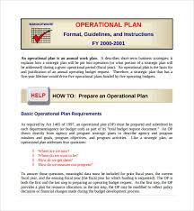 Operational Plan Template Word Magdalene Project Org
