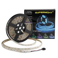Supernight Tm 16 4ft 5m Smd 5050 Waterproof 300leds Rgb Color Changing Flexible Led Strip Light Want Ext Led Strip Lighting Flexible Led Light Strip Lighting