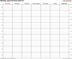 free weekly planners in pdf format