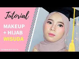 tutorial makeup hijab wisuda simpel